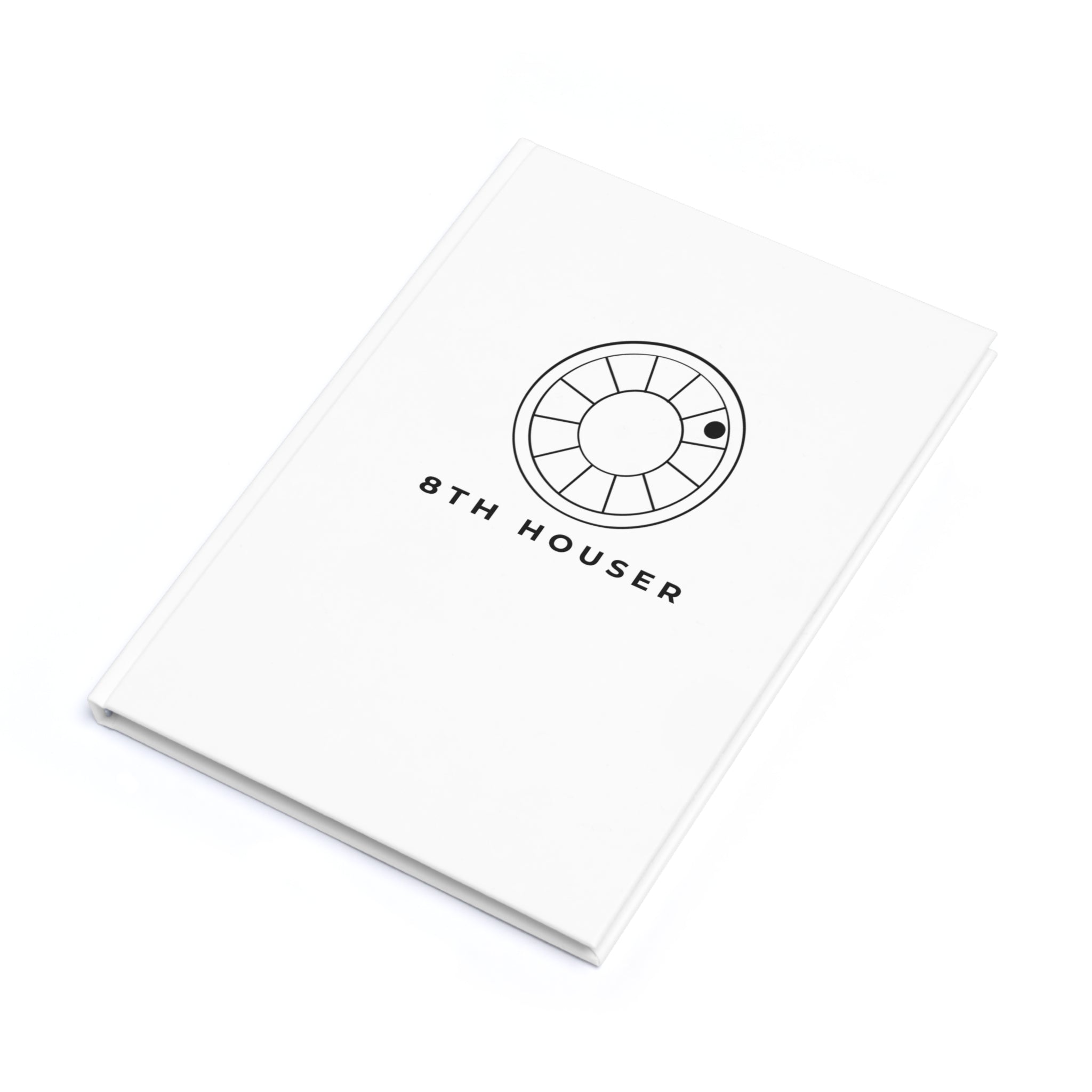 8th Houser Lined Paper Notebook | Astrology Hardcover Journal