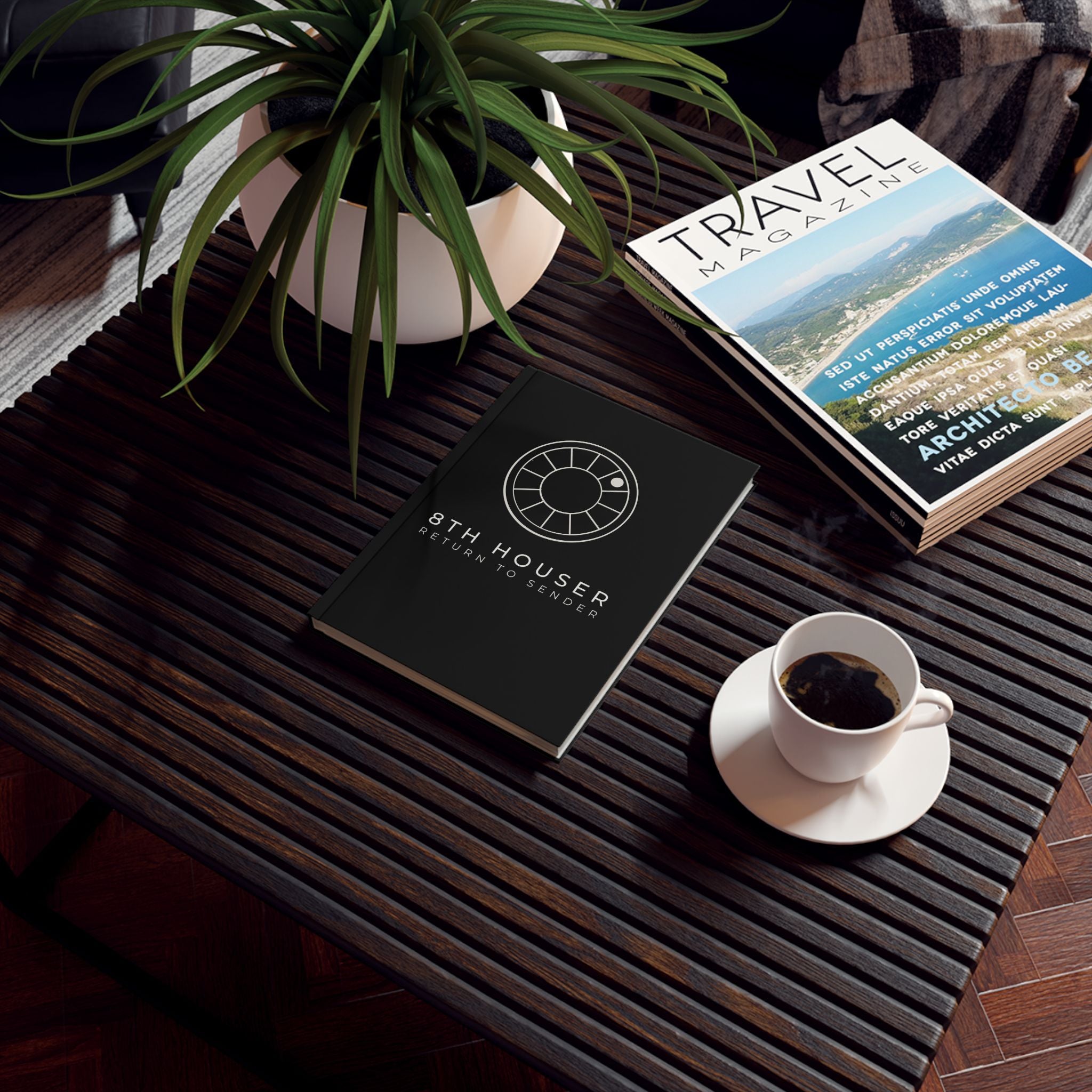 8TH HOUSER - Stylish Hard Backed Journal for Inspired Thoughts