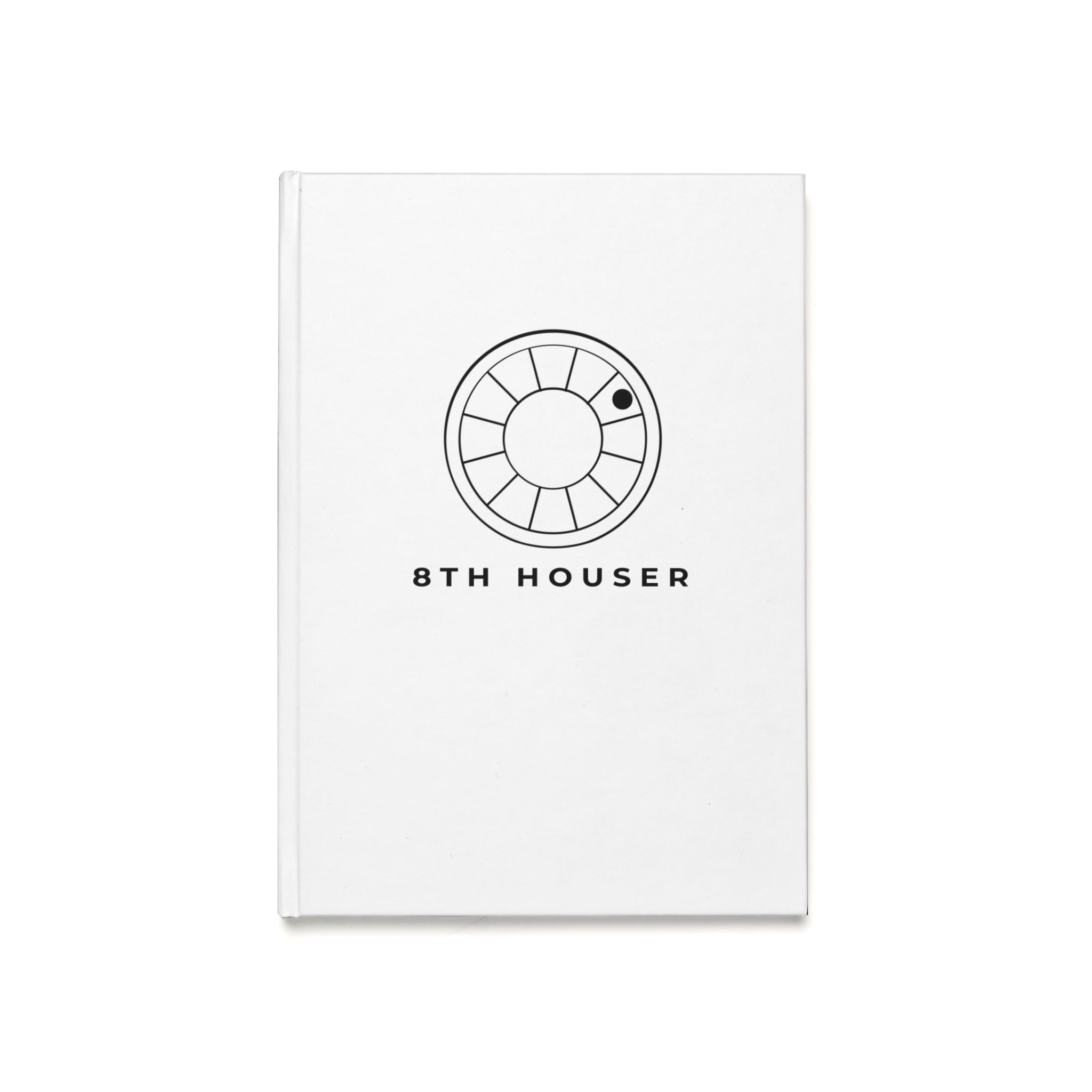 8th Houser Lined Paper Notebook | Astrology Hardcover Journal