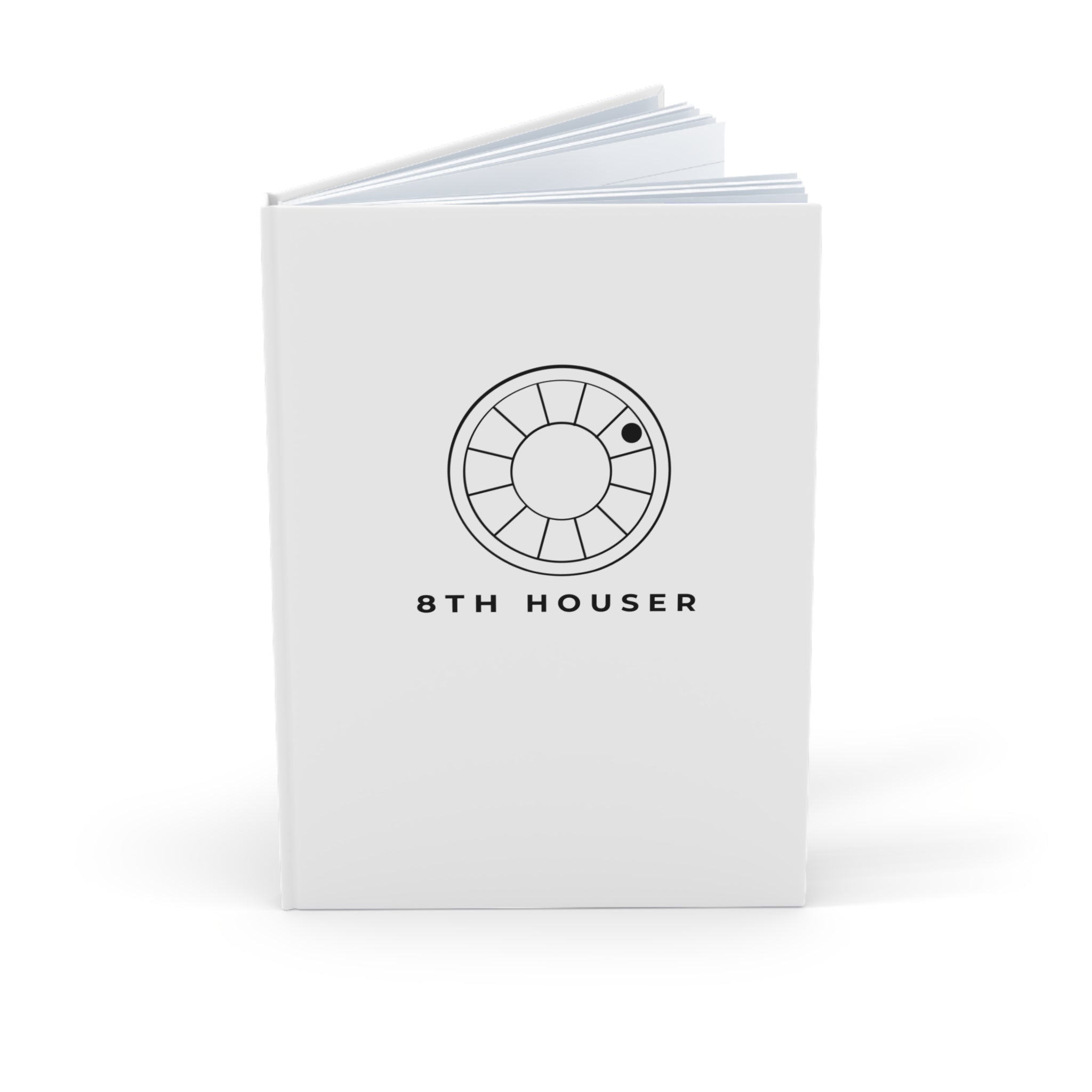 8th Houser Lined Paper Notebook | Astrology Hardcover Journal